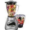 Oster Classic Series 16-Speed Blender Plus Food Chopper Glass Jar Brushed Nickel